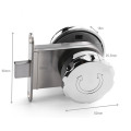 Composite Board Thicker Toilet Partition Door Lock